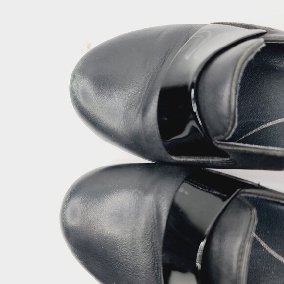 Dansko Women's Black Leather Slip-On Flat Loafers Shoes Size US 8 EUR 38 - Picture 3 of 7